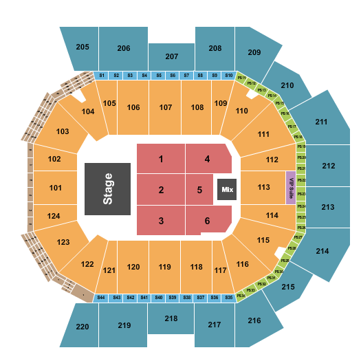 Moody Center ATX Ana Gabriel Seating Chart